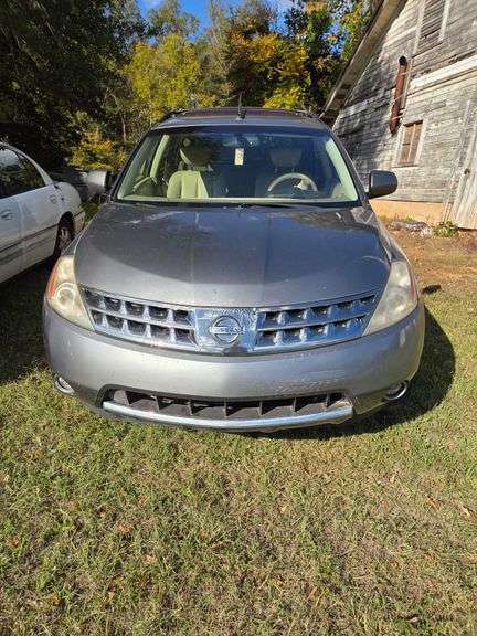 DONATED -2 2007  NISSAN  Murano  JN8AZ08T07W517478