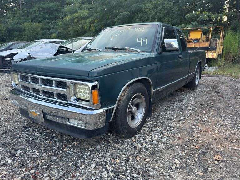 1993  CHEVROLET  S-10 Pickup  1GCCS19R9P8163594