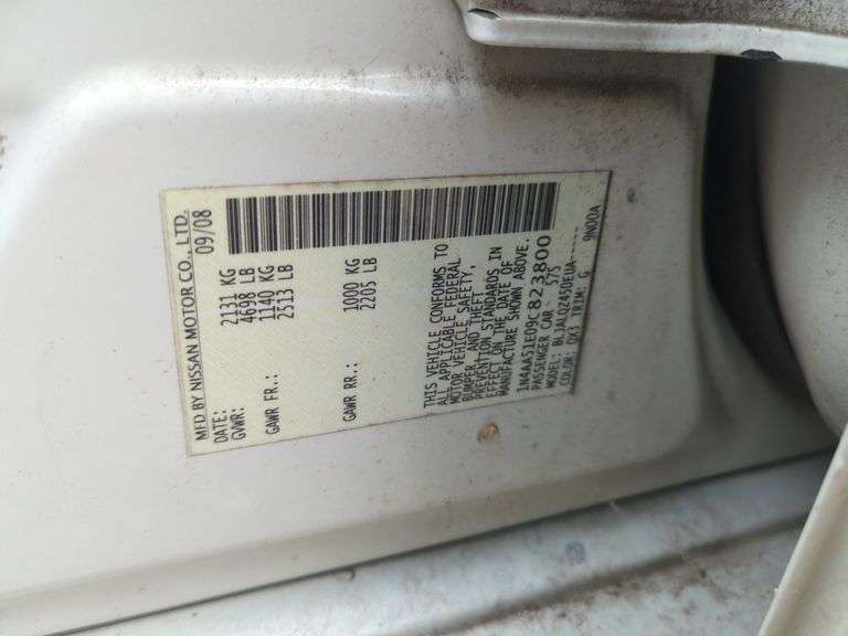 2009  NISSAN  Maxima  1N4AA51E09C823800