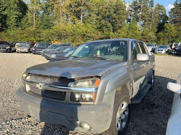 . 2002 CHEVROLET AVALANCHE 3GNEC13T22G239676